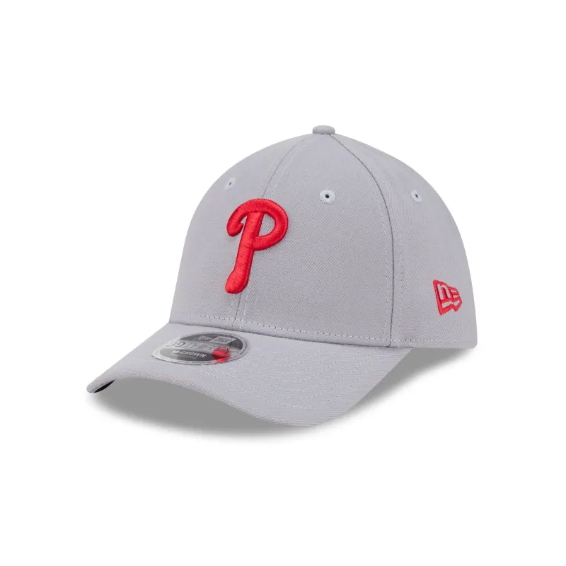 Philadelphia Phillies Gray 39THIRTY M-Crown Stretch Fit Hat sold by New Era
