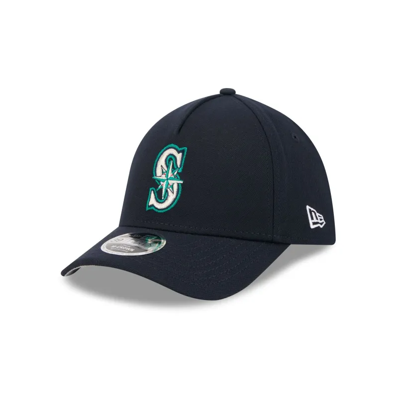 Seattle Mariners 39THIRTY M-Crown A-Frame Stretch Fit Hat sold by New Era