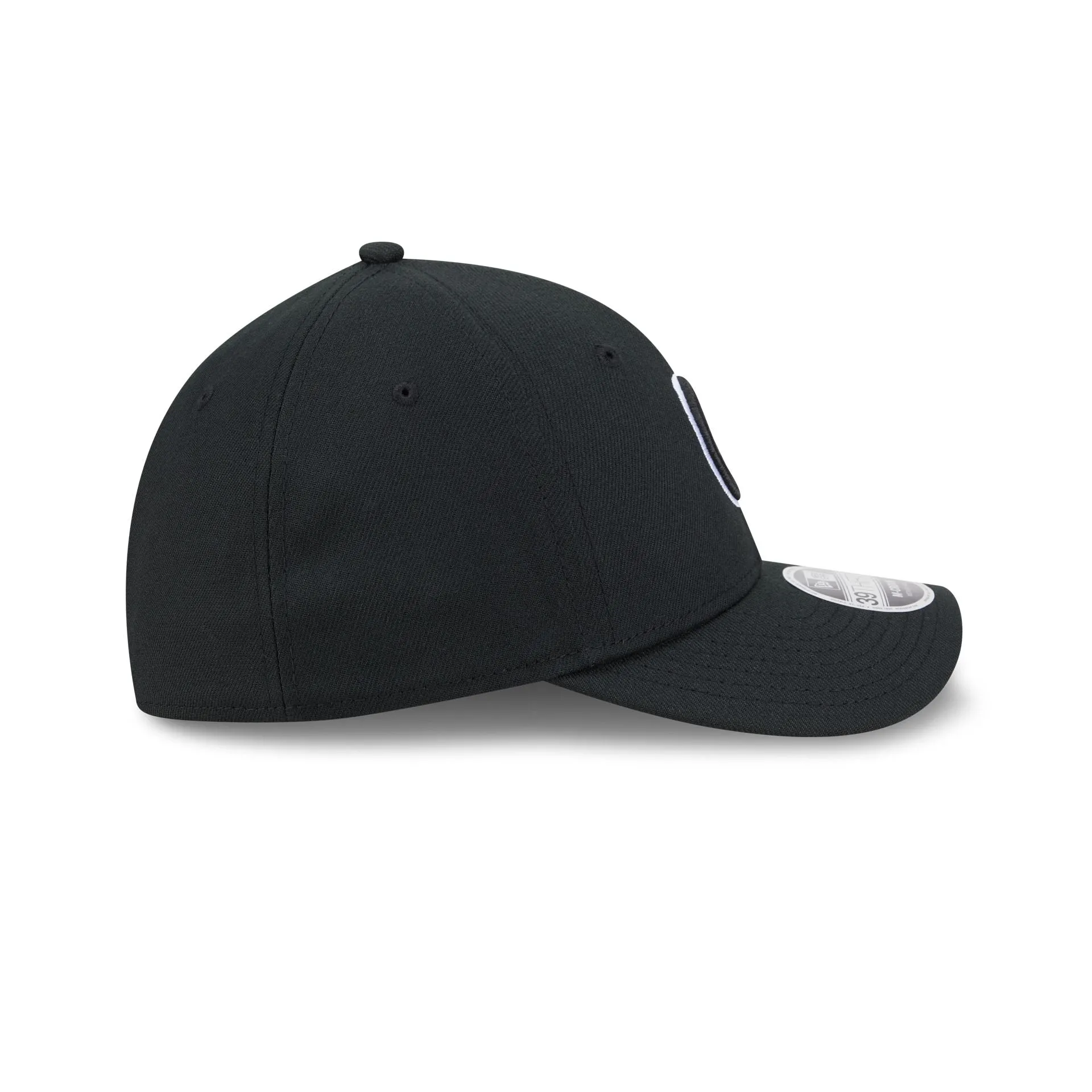 Chicago Cubs Black and White 39THIRTY M-Crown Stretch Fit Hat sold by New Era product image thumbnail 5