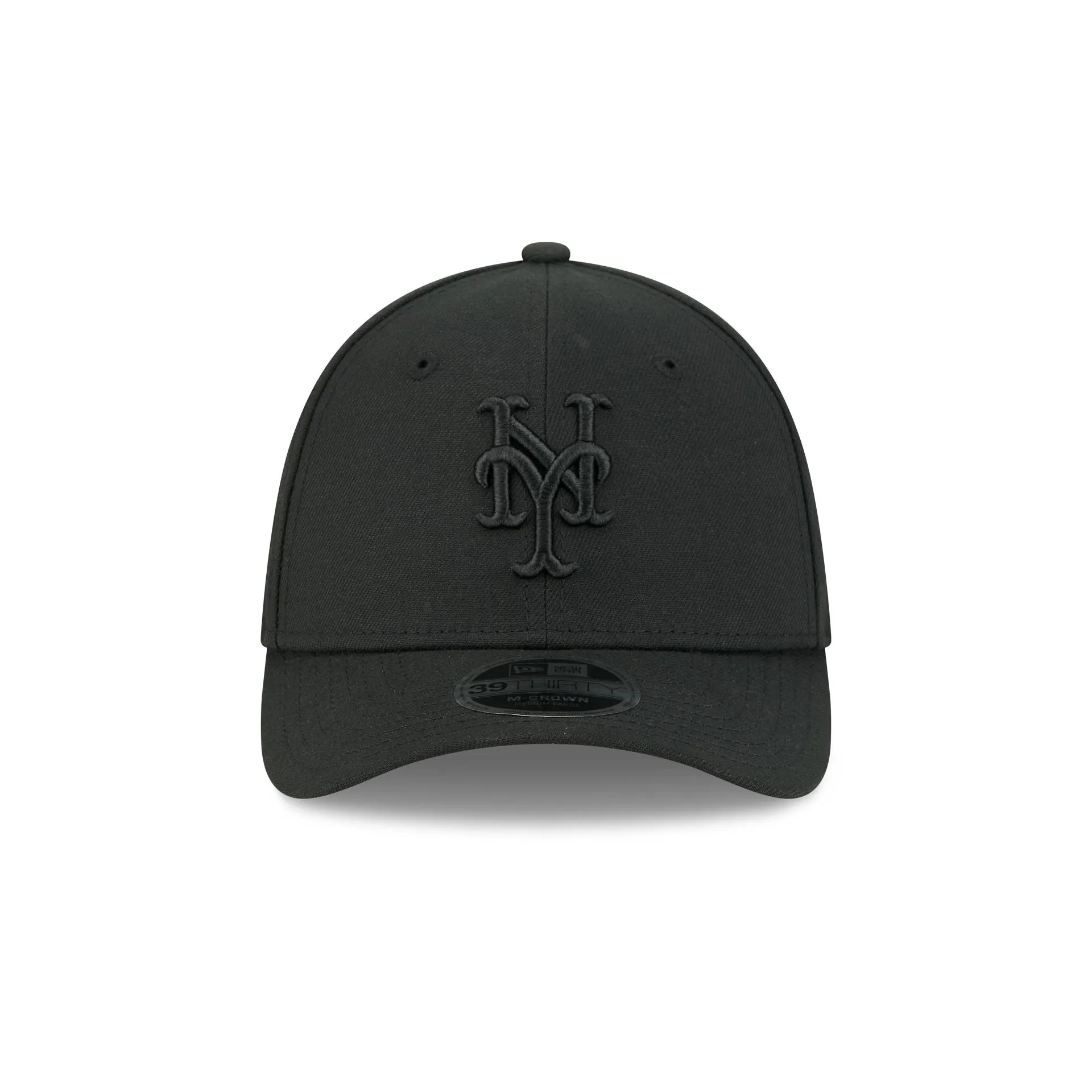 New York Mets Black and White 39THIRTY M-Crown Stretch Fit Hat sold by New Era product image thumbnail 2