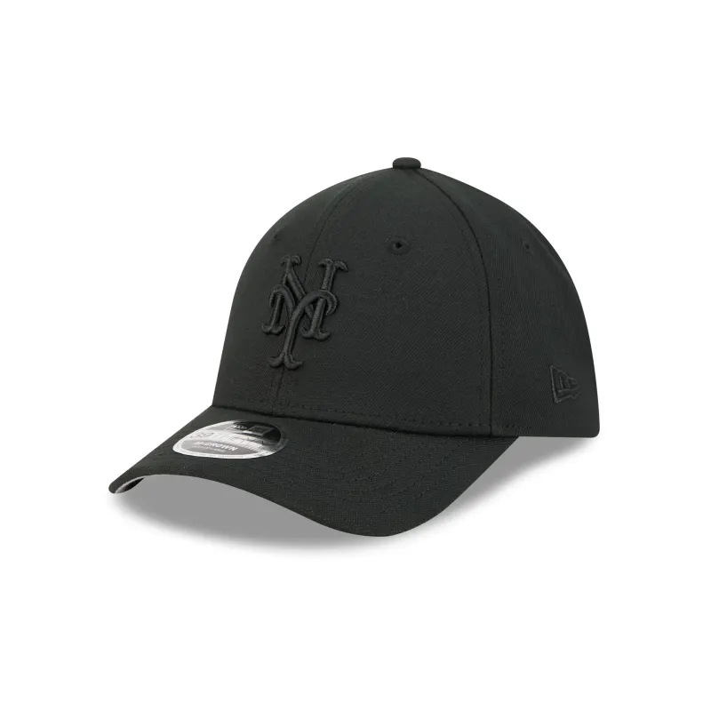 New York Mets Black and White 39THIRTY M-Crown Stretch Fit Hat sold by New Era