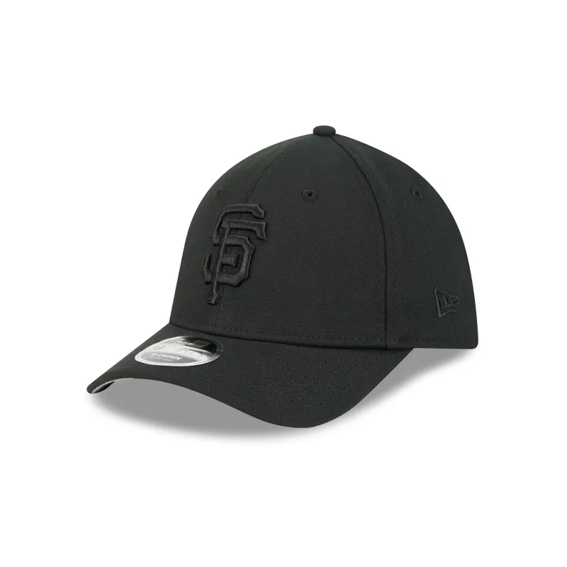 San Francisco Giants Black and White 39THIRTY M-Crown Stretch Fit Hat sold by New Era