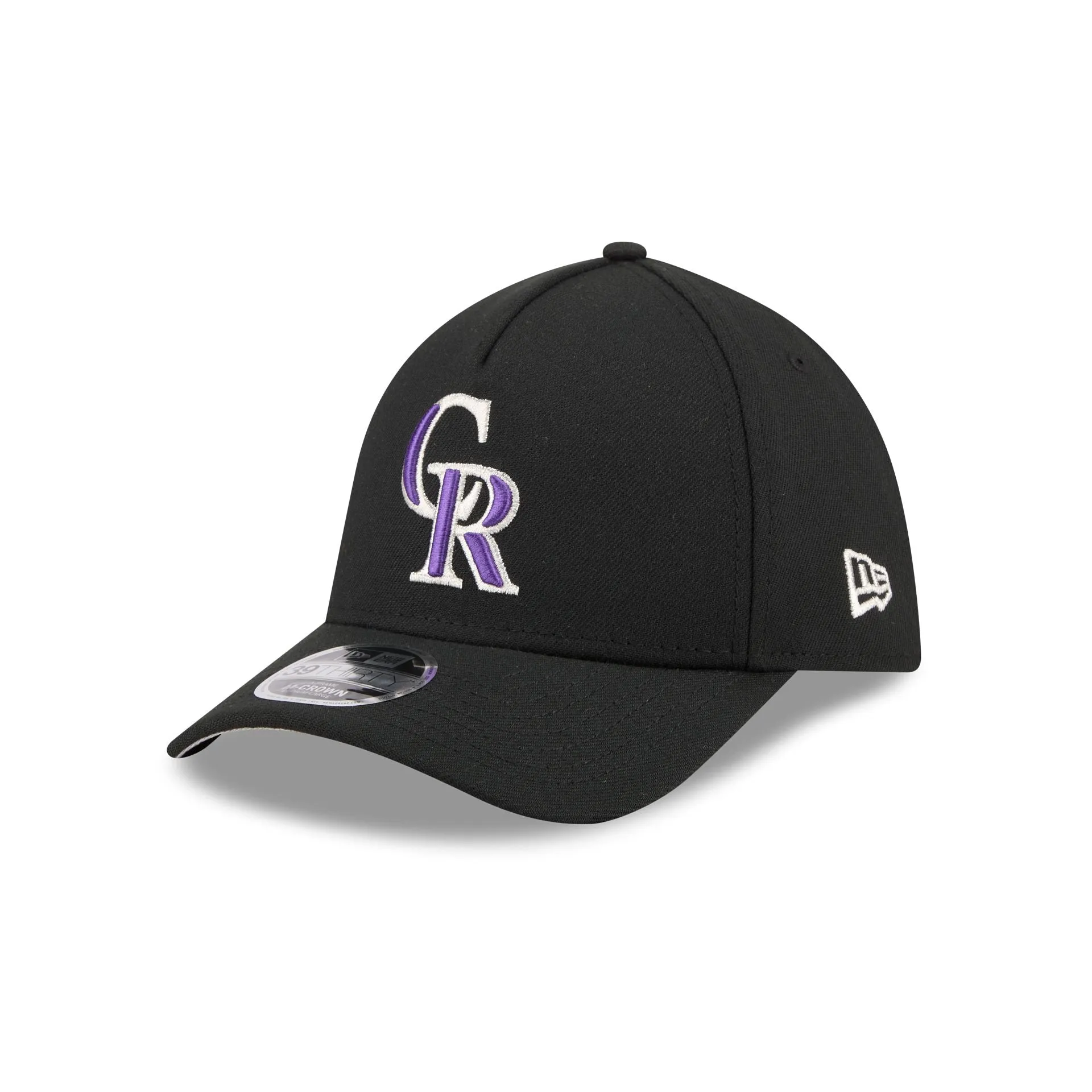 Colorado Rockies 39THIRTY M-Crown A-Frame Stretch Fit Hat sold by New Era