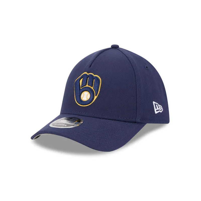 Milwaukee Brewers 39THIRTY M-Crown A-Frame Stretch Fit Hat sold by New Era