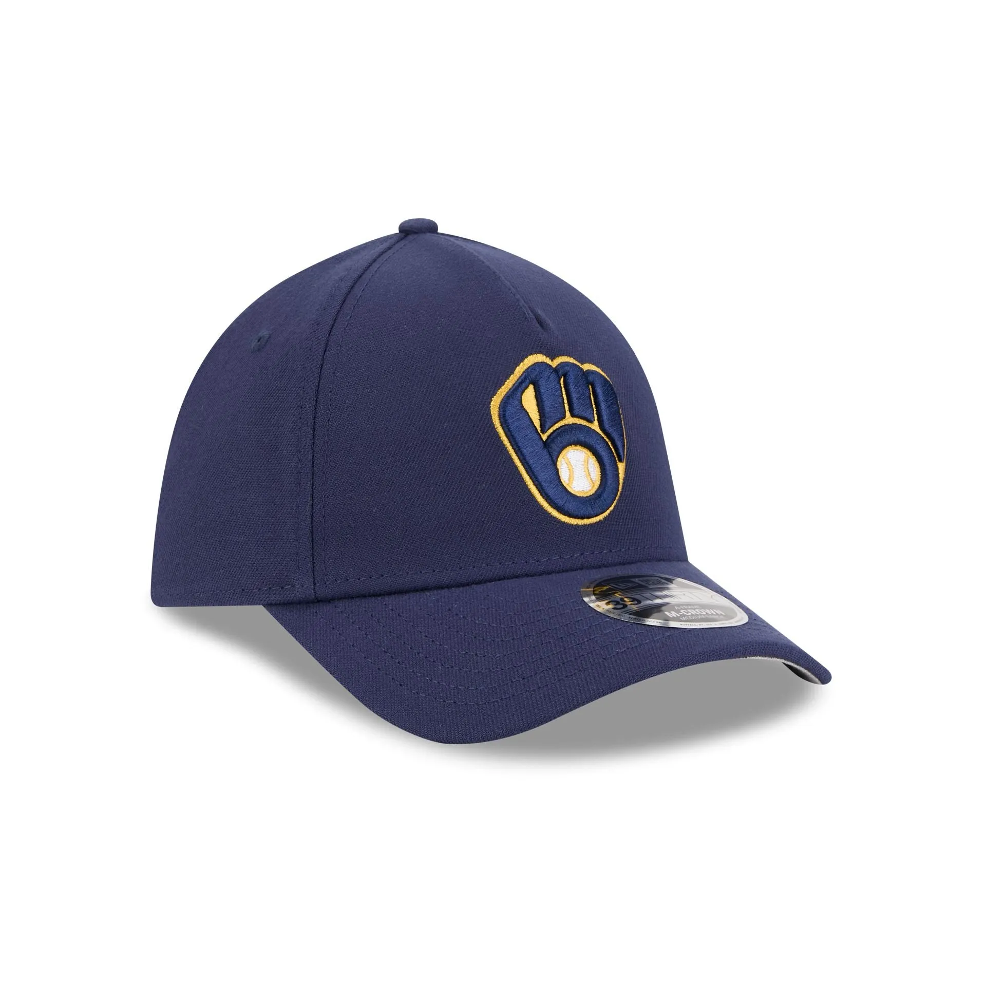 Milwaukee Brewers 39THIRTY M-Crown A-Frame Stretch Fit Hat sold by New Era product image thumbnail 3