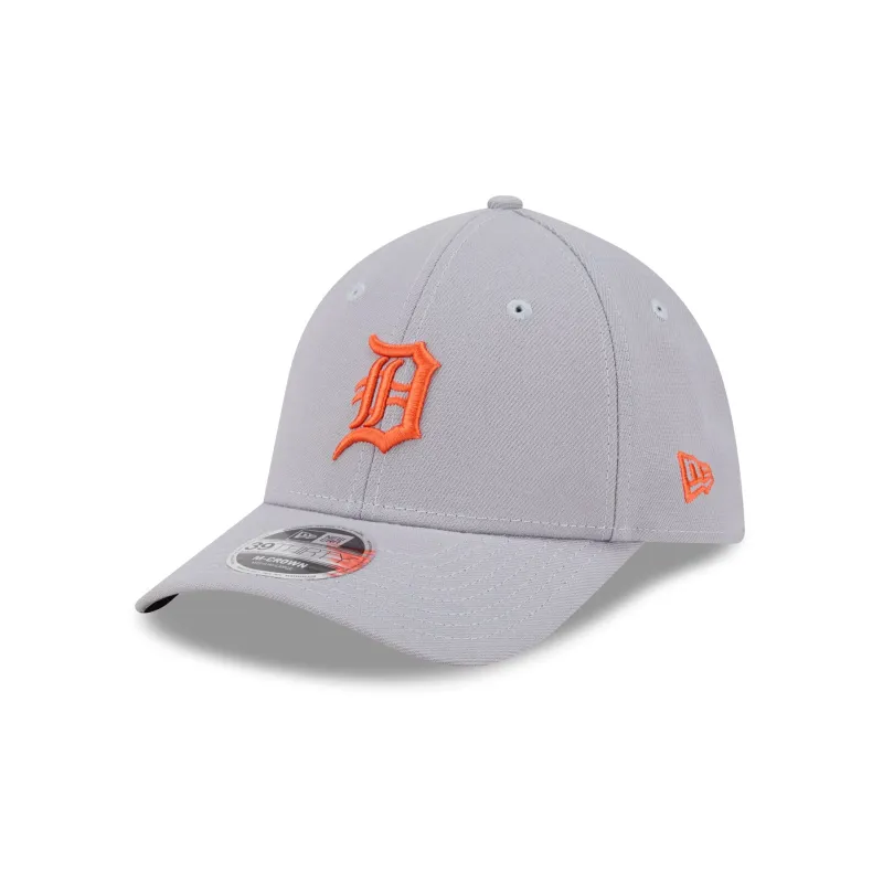 Detroit Tigers Gray 39THIRTY M-Crown Stretch Fit Hat sold by New Era