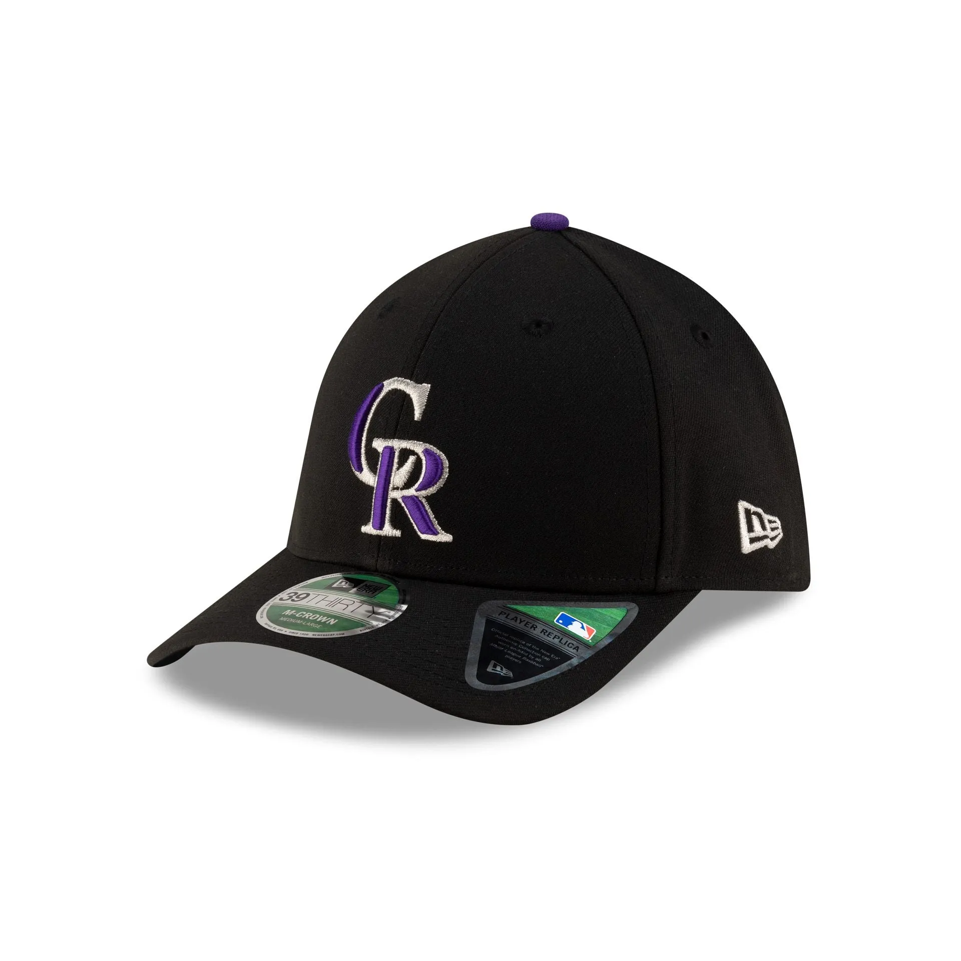 Colorado Rockies Player Replica 39THIRTY M-Crown Stretch Fit Hat sold by New Era