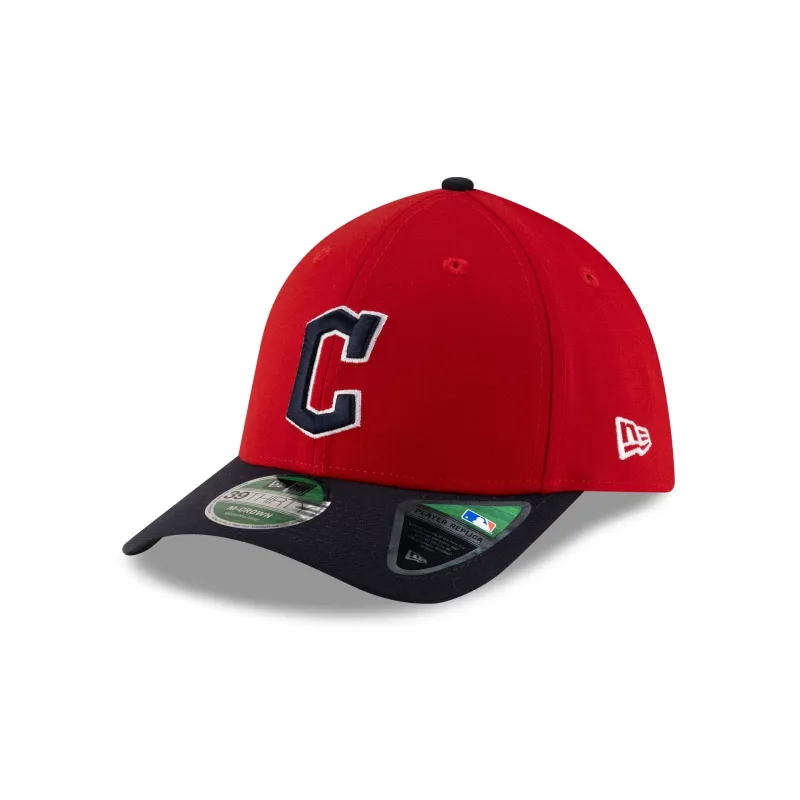 Cleveland Guardians Player Replica 39THIRTY M-Crown Stretch Fit Hat sold by New Era