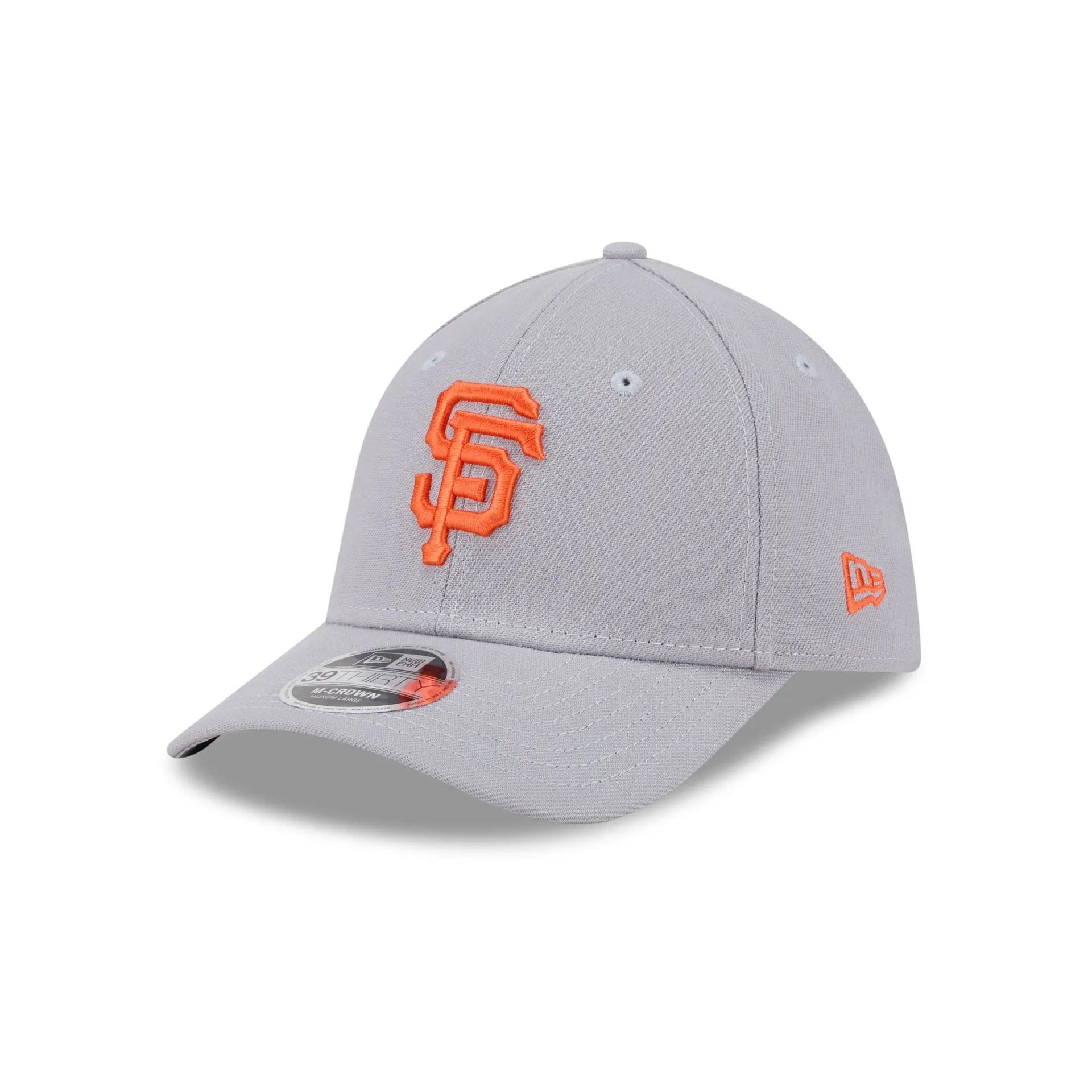 San Francisco Giants Gray 39THIRTY M-Crown Stretch Fit Hat sold by New Era