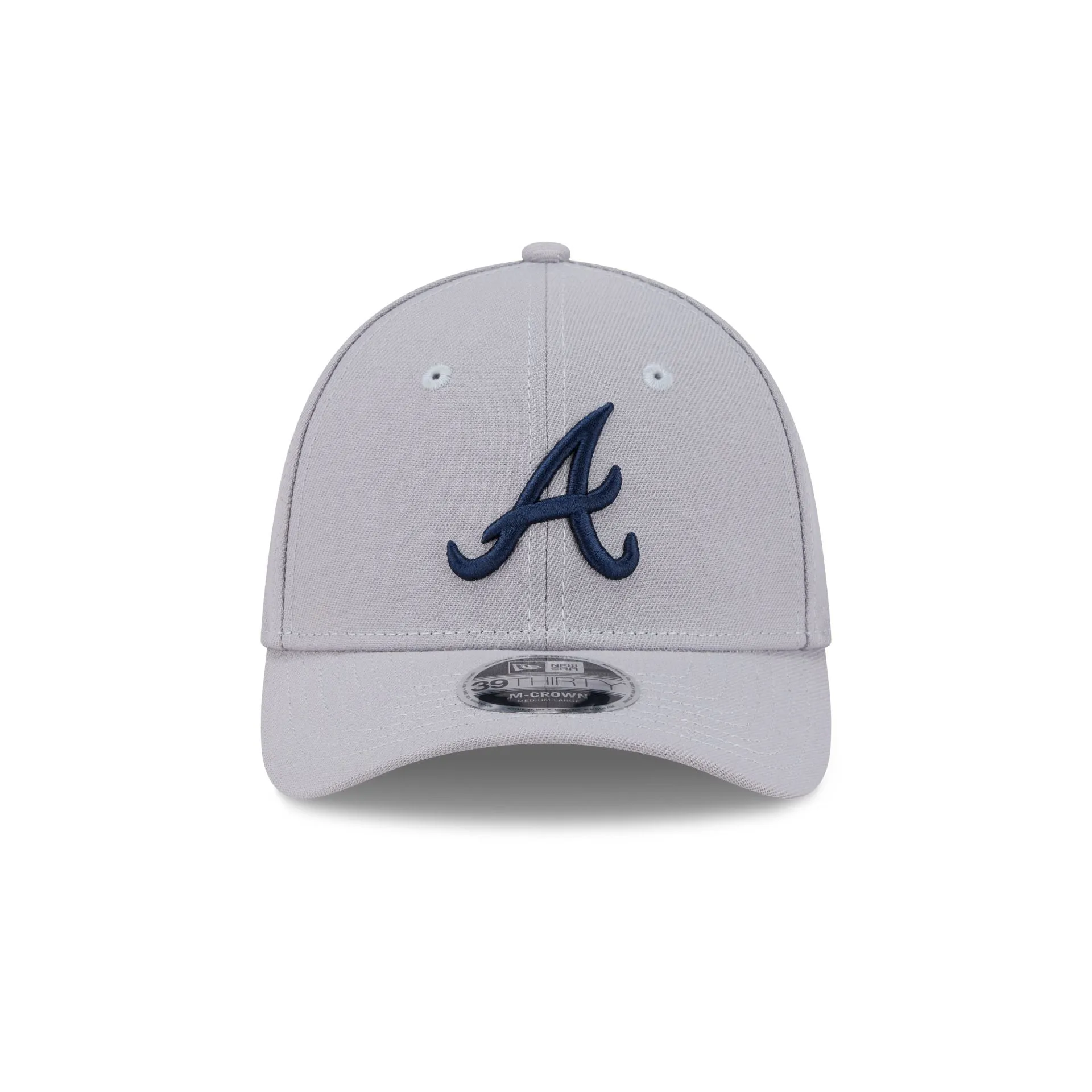 Atlanta Braves Gray 39THIRTY M-Crown Stretch Fit Hat sold by New Era product image thumbnail 2