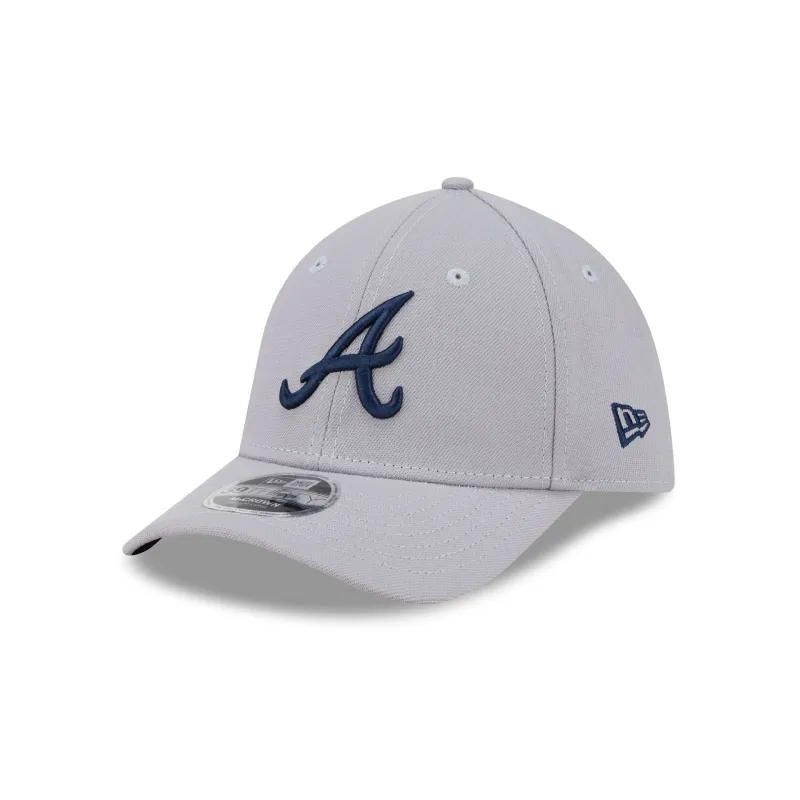 Atlanta Braves Gray 39THIRTY M-Crown Stretch Fit Hat sold by New Era