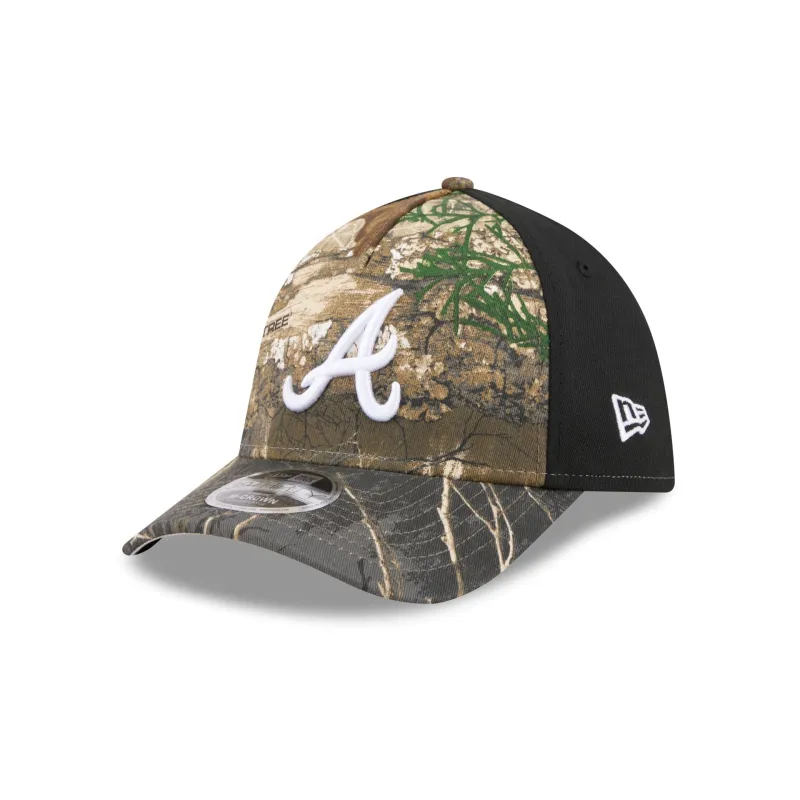 Atlanta Braves Realtree 39THIRTY M-Crown A-Frame Stretch Fit Hat sold by New Era