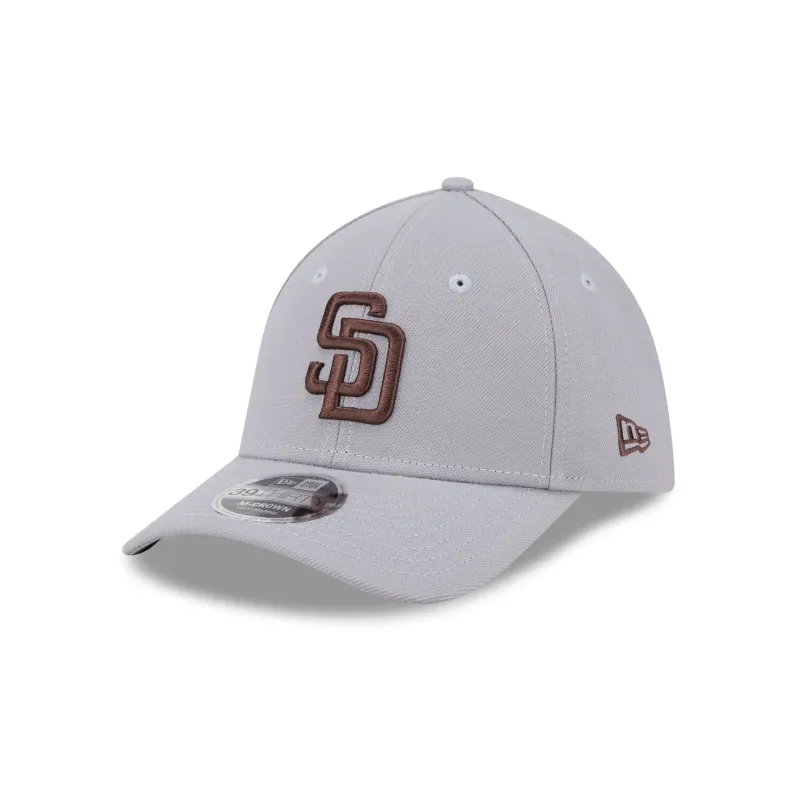 San Diego Padres Gray 39THIRTY M-Crown Stretch Fit Hat sold by New Era