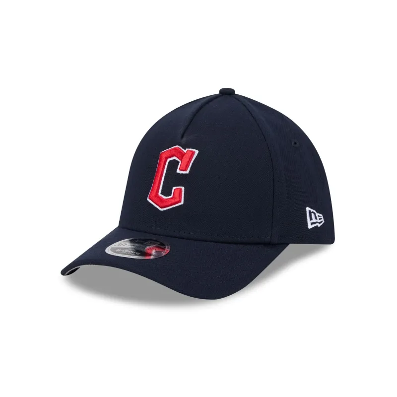 Cleveland Guardians 39THIRTY M-Crown A-Frame Stretch Fit Hat made by New Era