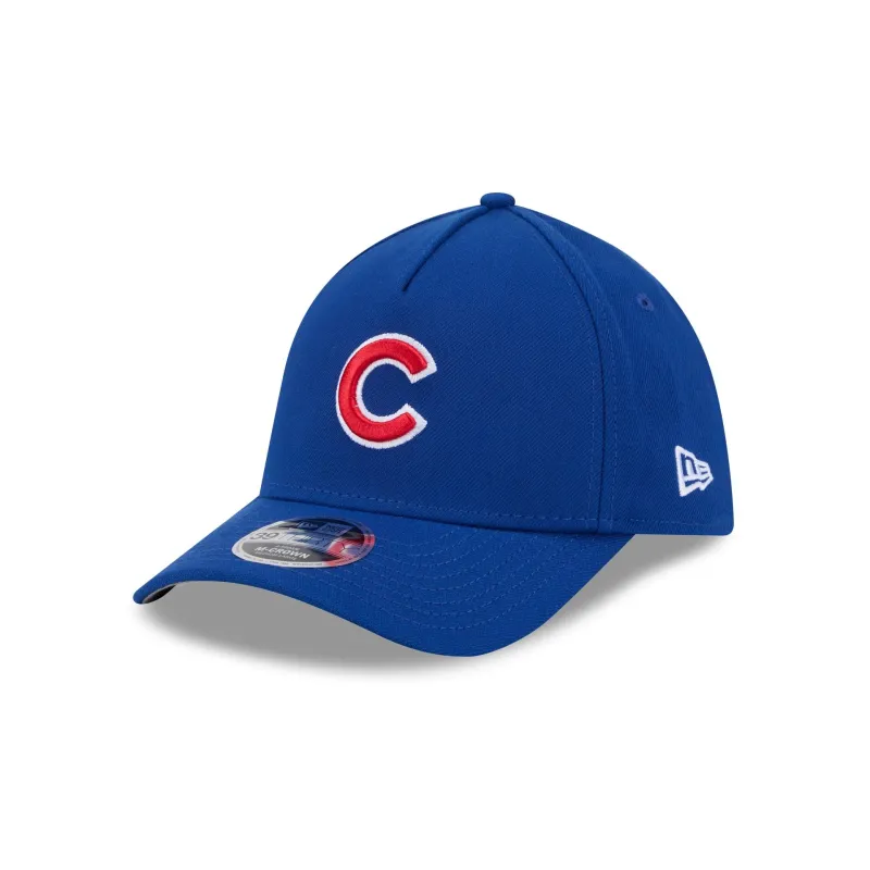 Chicago Cubs 39THIRTY M-Crown A-Frame Stretch Fit Hat sold by New Era