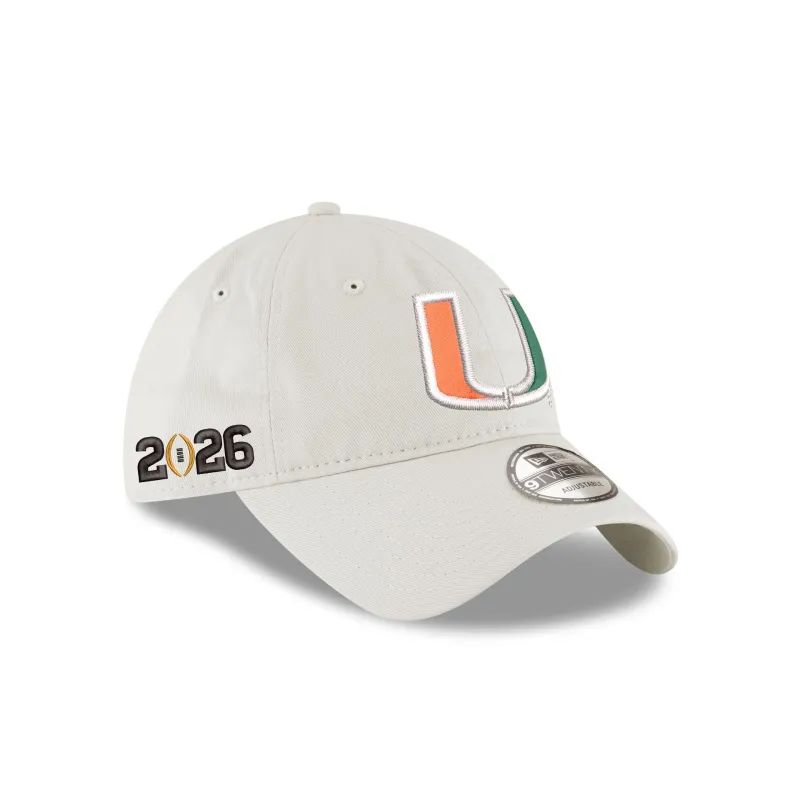 Miami Hurricanes Stone 9TWENTY Adjustable Hat sold by New Era
