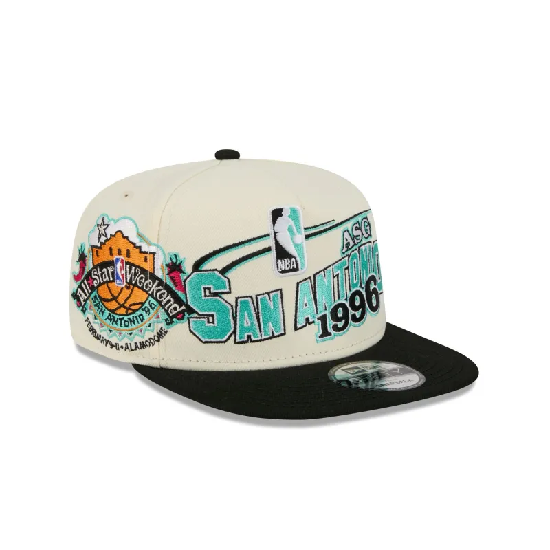 San Antonio Spurs Hardwood Classics 1996 All-Star Game 9FIFTY A-Frame Snapback Hat sold by New Era