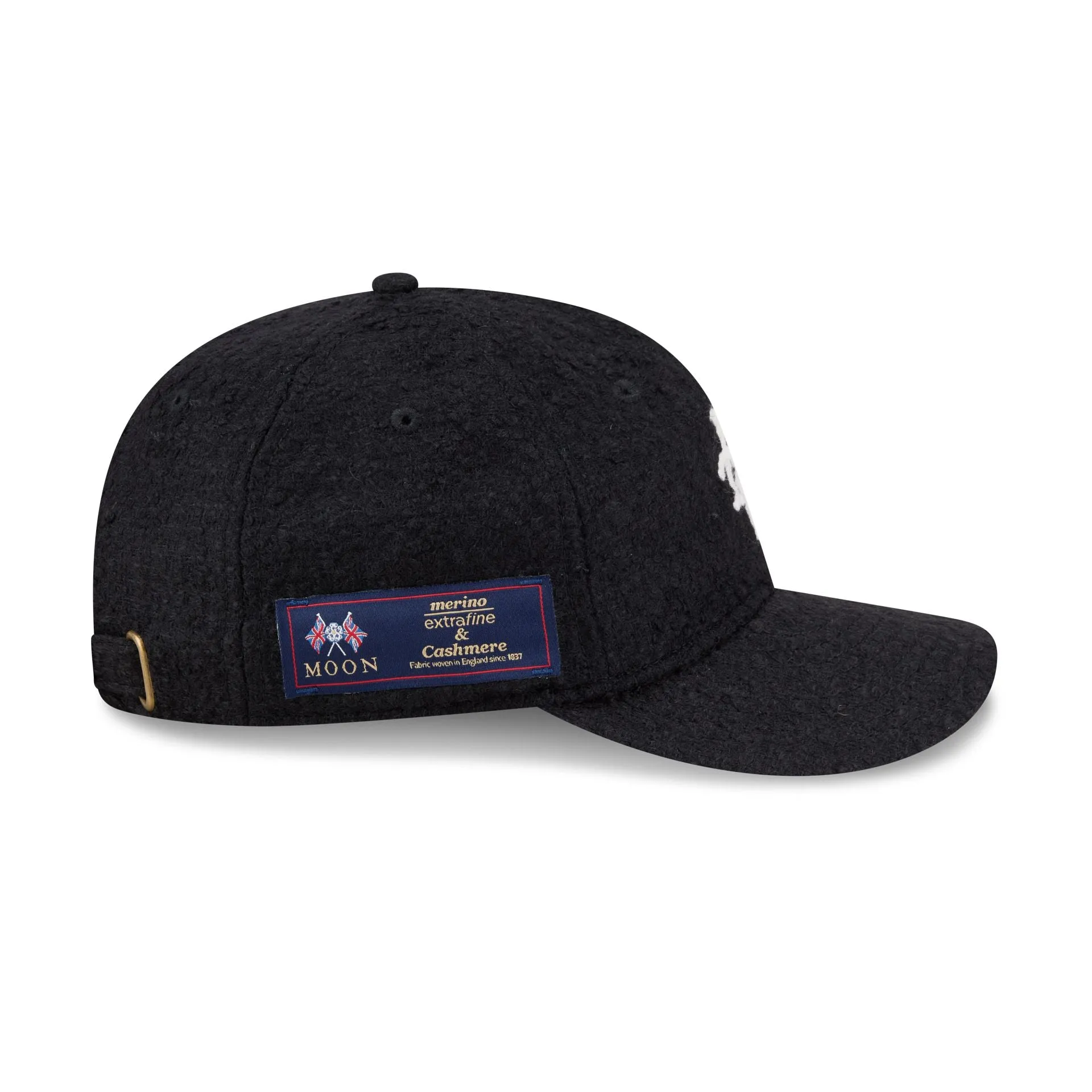 New York Mets Navy Merino & Cashmere Moon Retro Crown 9FIFTY Adjustable Hat sold by New Era product image thumbnail 4