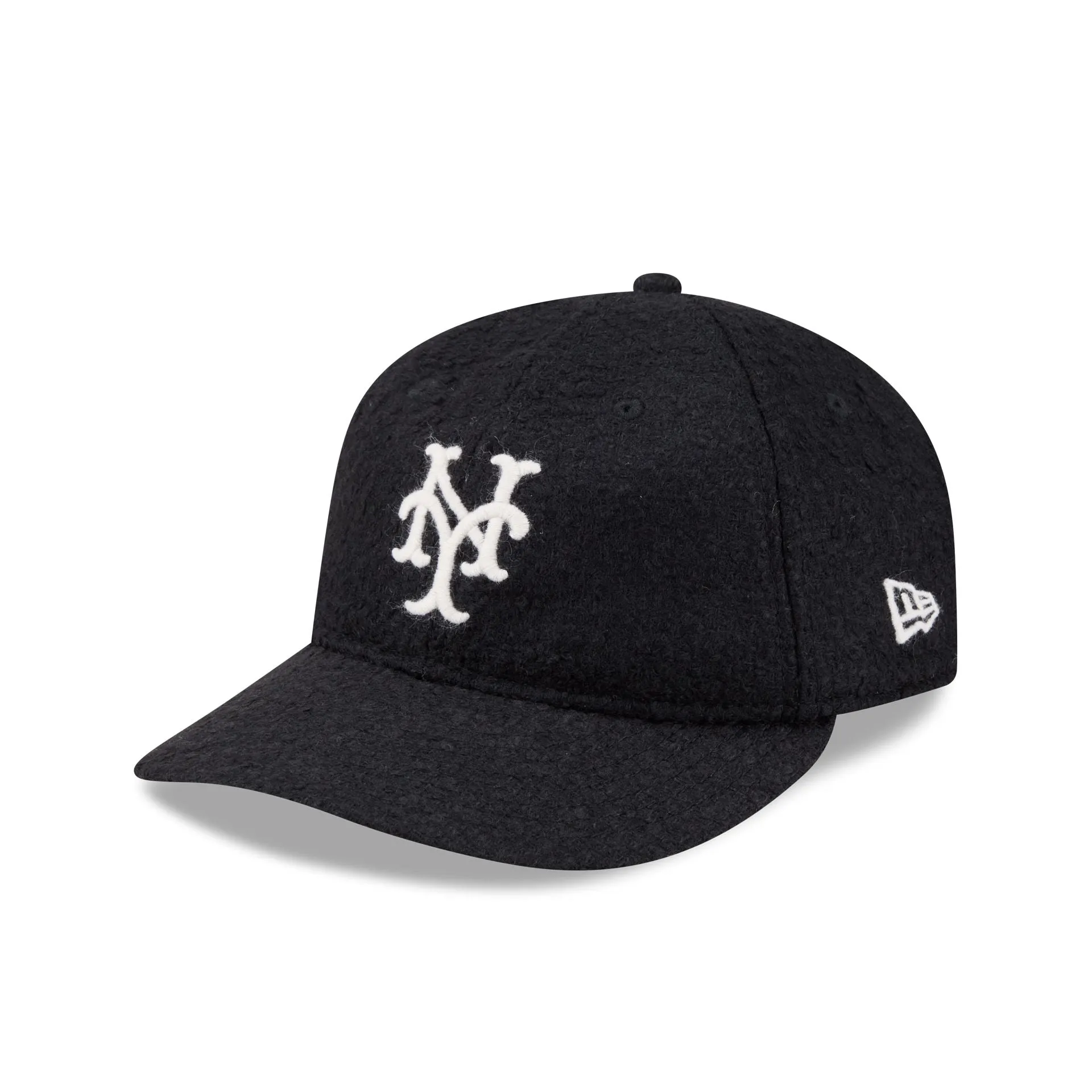 New York Mets Navy Merino & Cashmere Moon Retro Crown 9FIFTY Adjustable Hat sold by New Era product image thumbnail 3