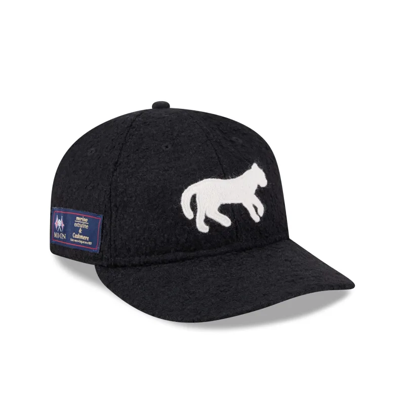 Detroit Tigers Navy Merino & Cashmere Moon Retro Crown 9FIFTY Adjustable Hat sold by New Era