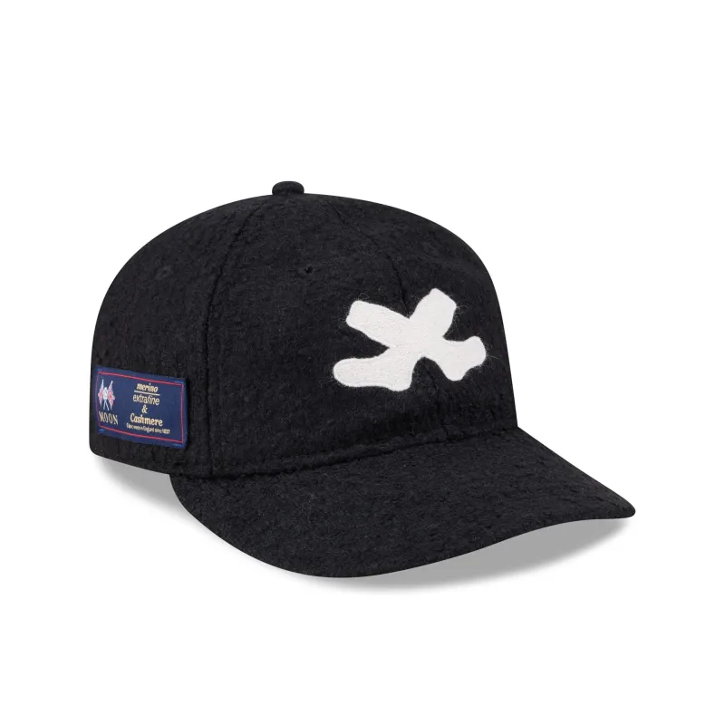 Chicago White Sox Navy Merino & Cashmere Moon Retro Crown 9FIFTY Adjustable Hat sold by New Era