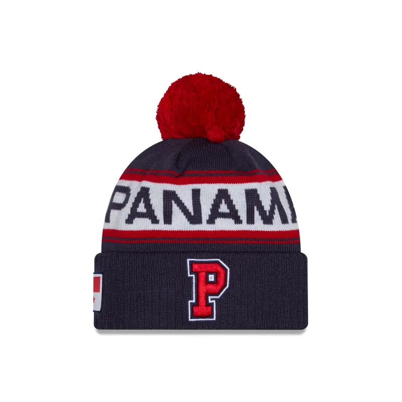 2026 World Baseball Classic Panama Pom Knit Hat made by New Era