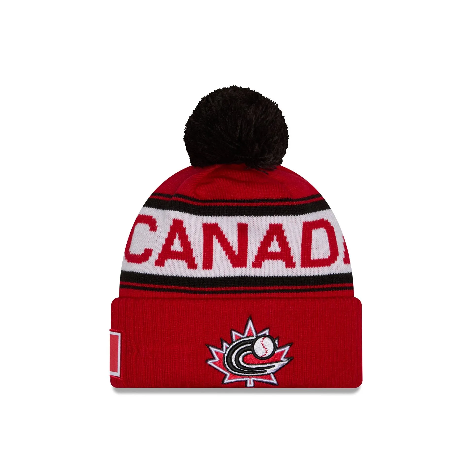 2026 World Baseball Classic Canada Pom Knit Hat sold by New Era