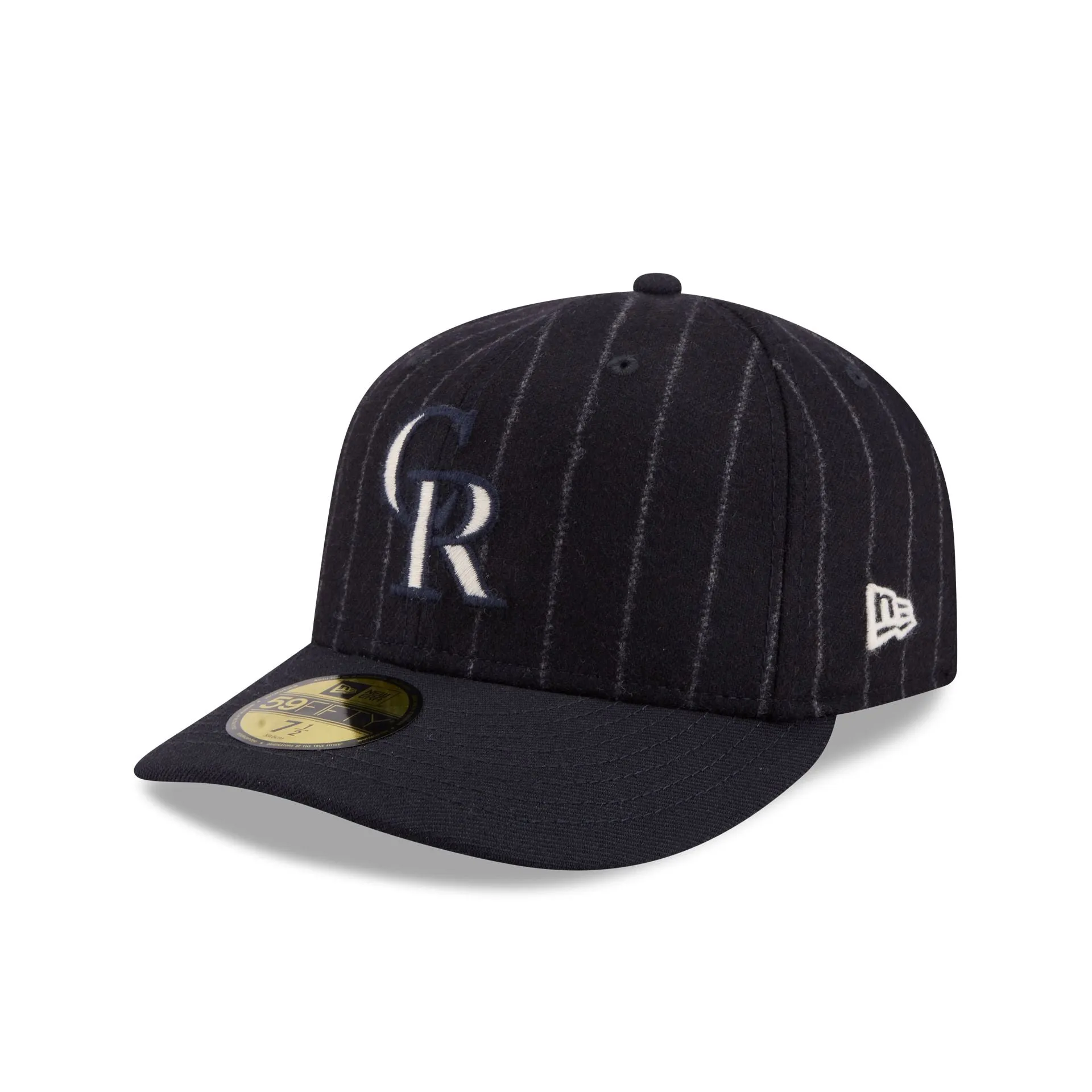 Colorado Rockies Pinstripe Merino & Cashmere Moon 59FIFTY Fitted Hat sold by New Era product image thumbnail 3