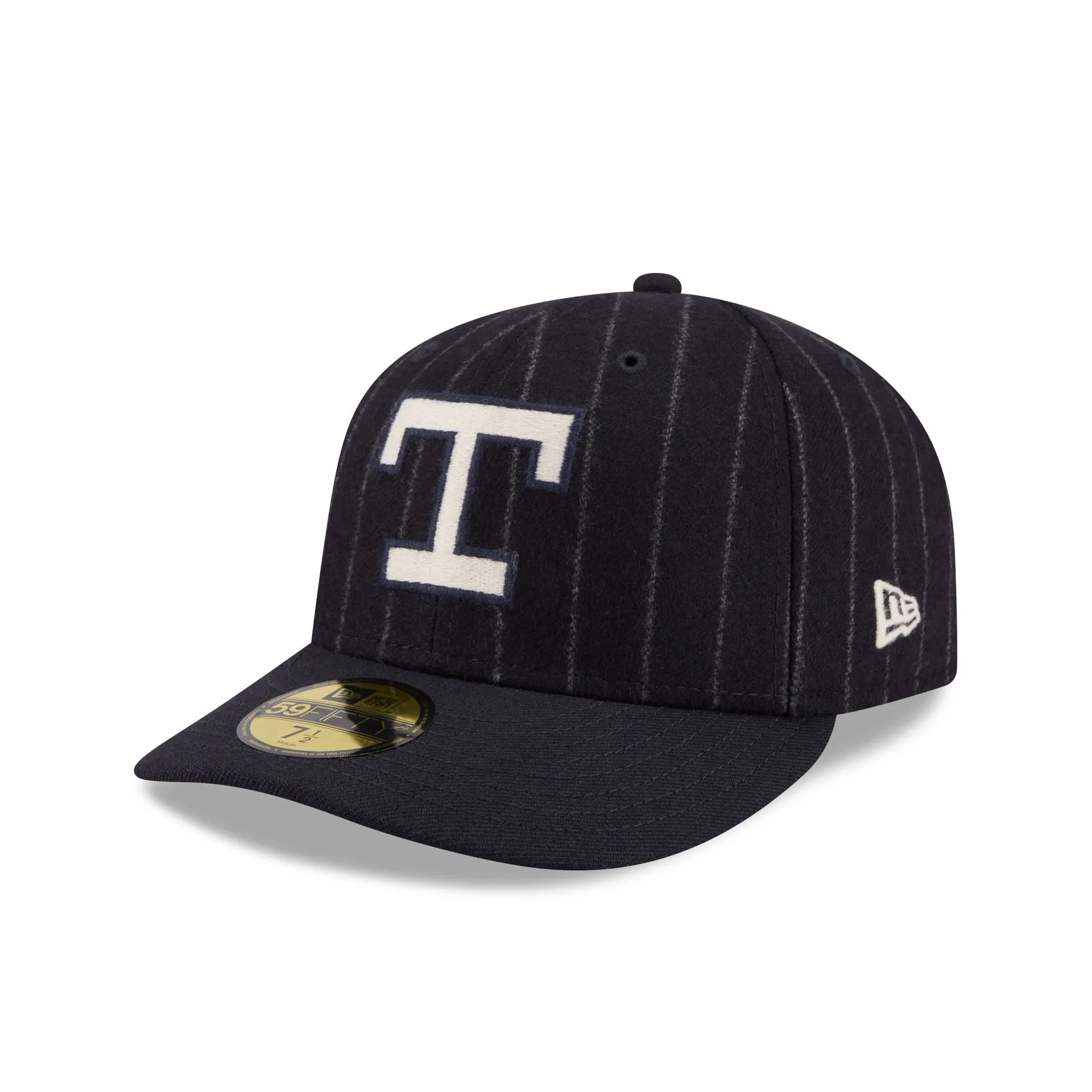 Texas Rangers Pinstripe Merino & Cashmere Moon 59FIFTY Fitted Hat sold by New Era product image thumbnail 3
