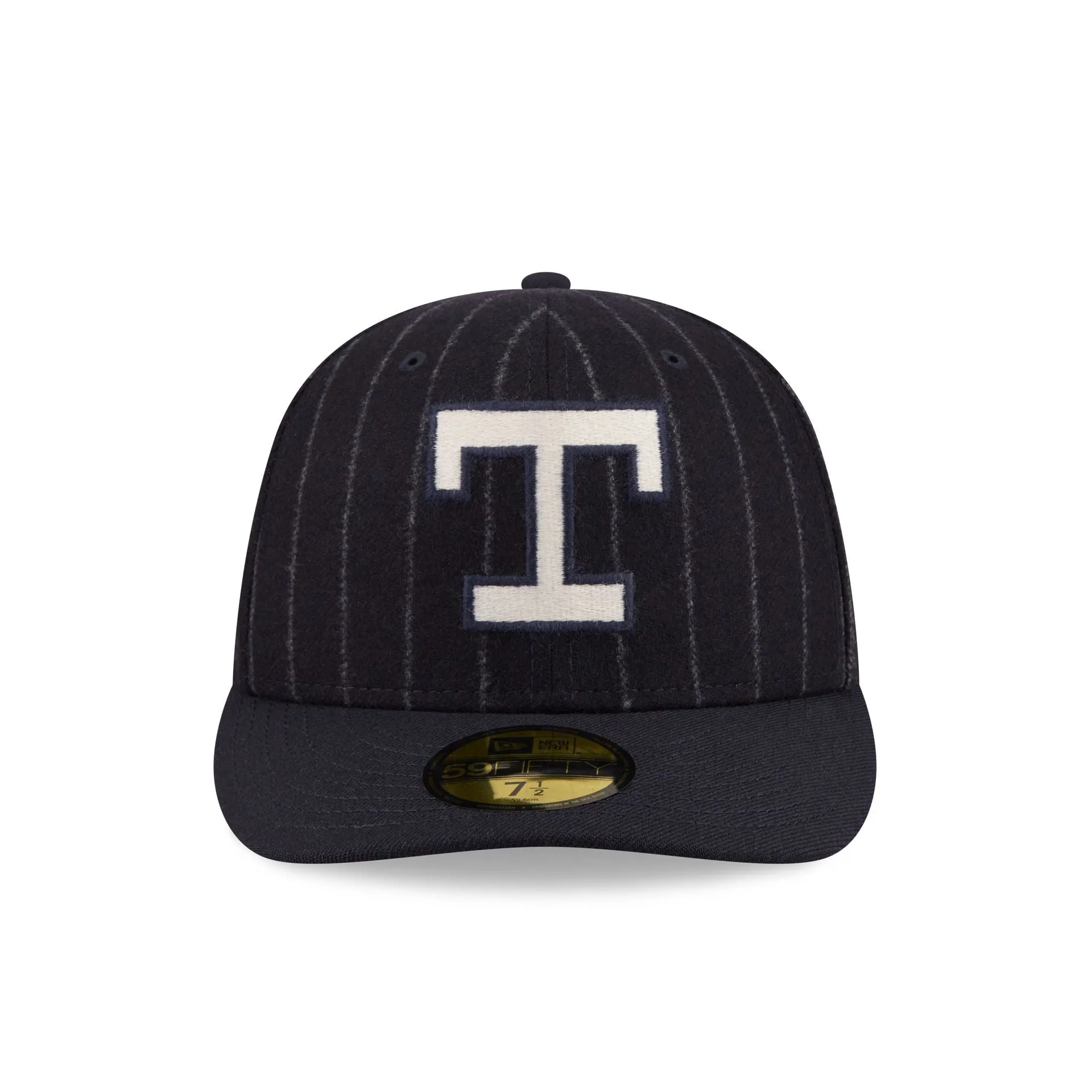Texas Rangers Pinstripe Merino & Cashmere Moon 59FIFTY Fitted Hat sold by New Era product image thumbnail 2