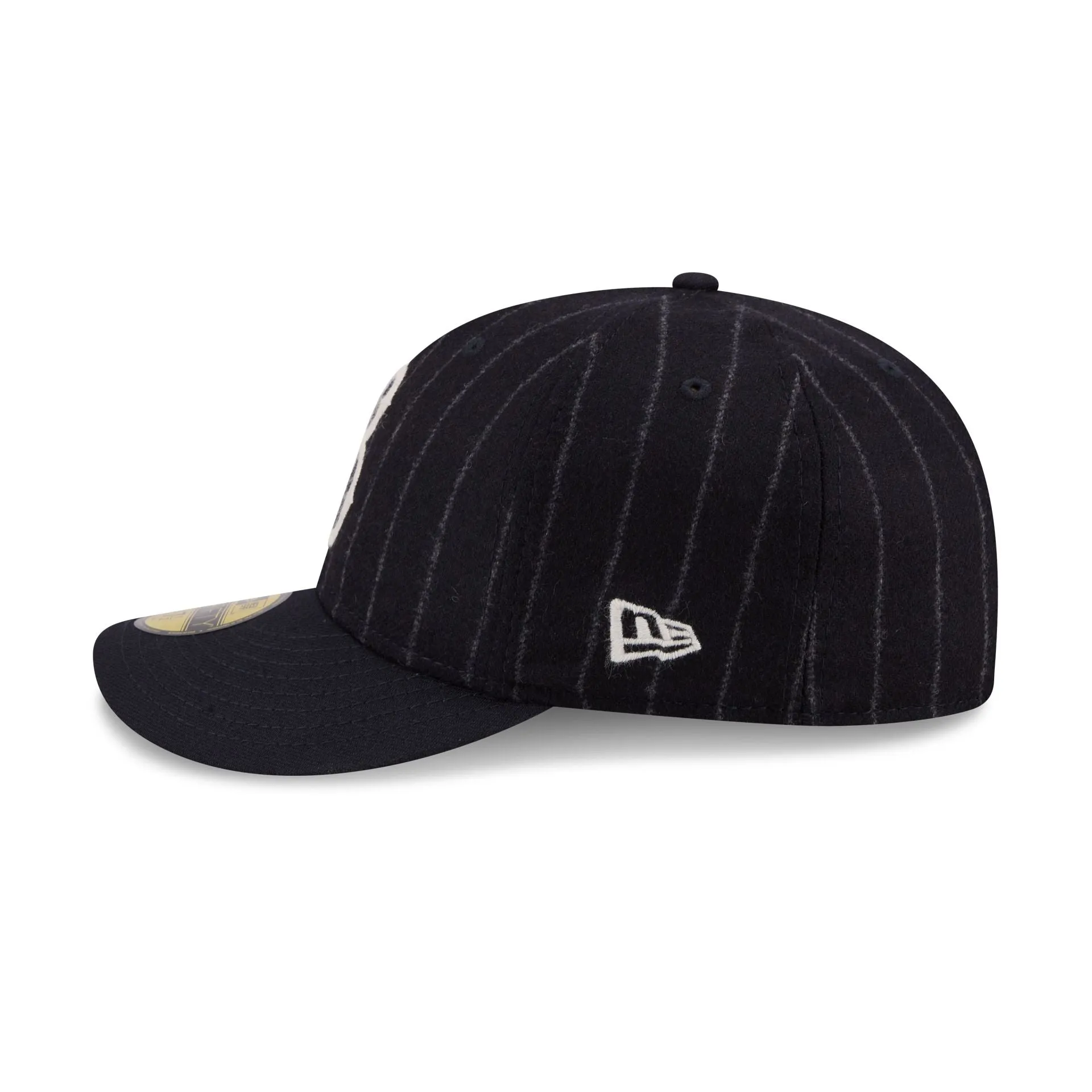 Brooklyn Dodgers Pinstripe Merino & Cashmere Moon 59FIFTY Fitted Hat sold by New Era product image thumbnail 5