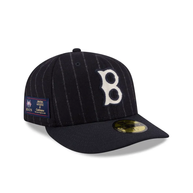 Boston Red Sox Pinstripe Merino & Cashmere Moon 59FIFTY Fitted Hat sold by New Era