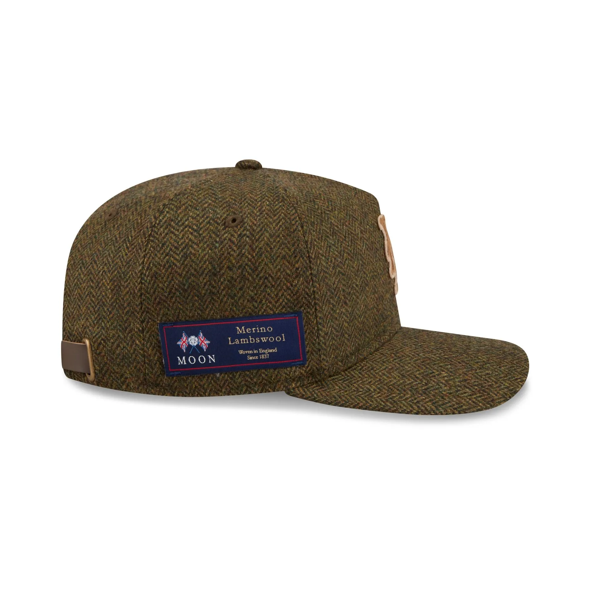 New York Mets Olive Merino Lambswool Moon 19TWENTY Adjustable Hat sold by New Era product image thumbnail 4