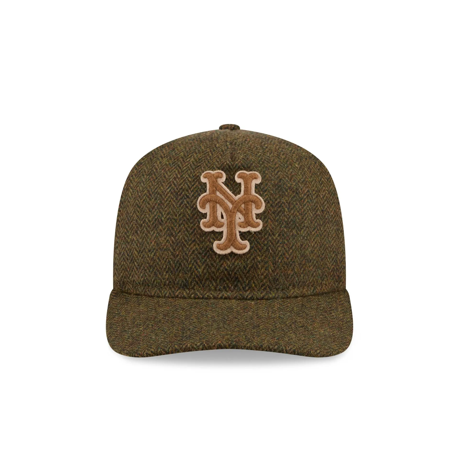 New York Mets Olive Merino Lambswool Moon 19TWENTY Adjustable Hat sold by New Era product image thumbnail 2