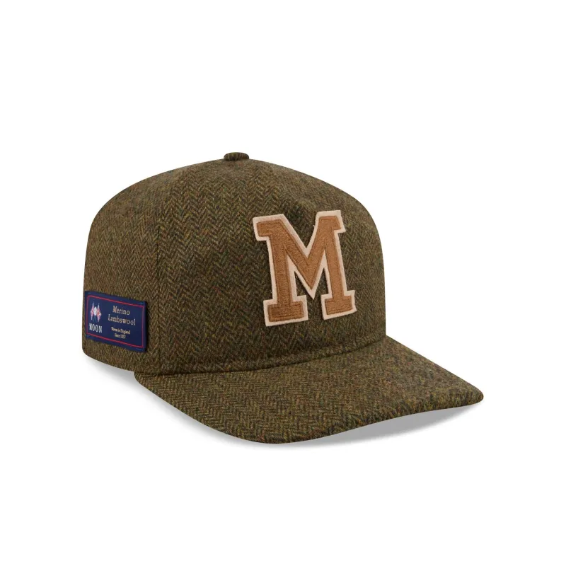 Milwaukee Brewers Olive Merino Lambswool Moon 19TWENTY Adjustable Hat sold by New Era