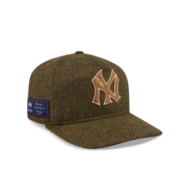New York Yankees Olive Merino Lambswool Moon 19TWENTY Adjustable Hat sold by New Era