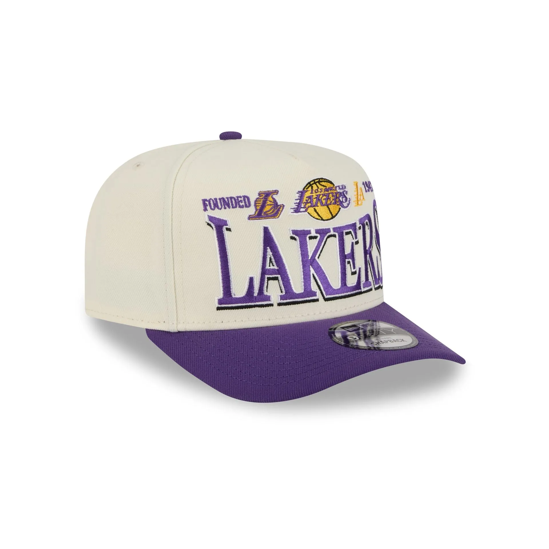 Los Angeles Lakers All-Star Game Established 9FIFTY A-Frame Snapback Hat sold by New Era product image thumbnail 3