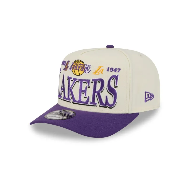 Los Angeles Lakers All-Star Game Established 9FIFTY A-Frame Snapback Hat sold by New Era