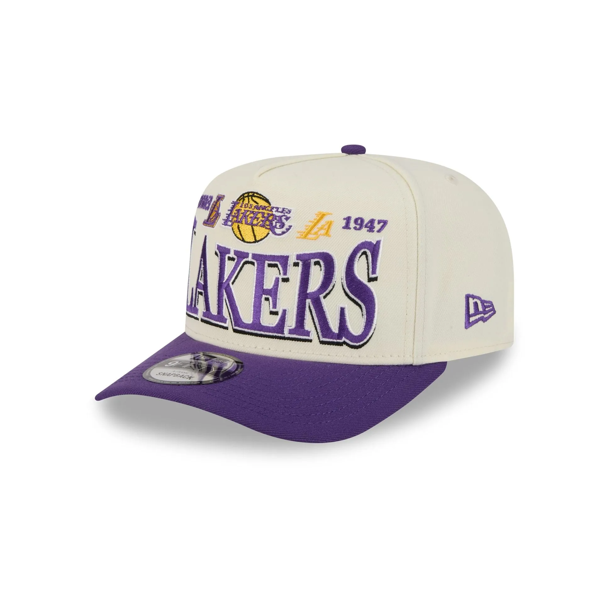Los Angeles Lakers All-Star Game Established 9FIFTY A-Frame Snapback Hat sold by New Era