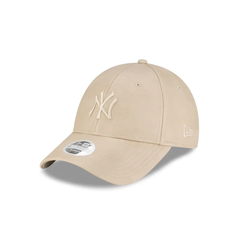 New York Yankees Faux Leather Women's Stone 9FORTY Adjustable Hat sold by New Era