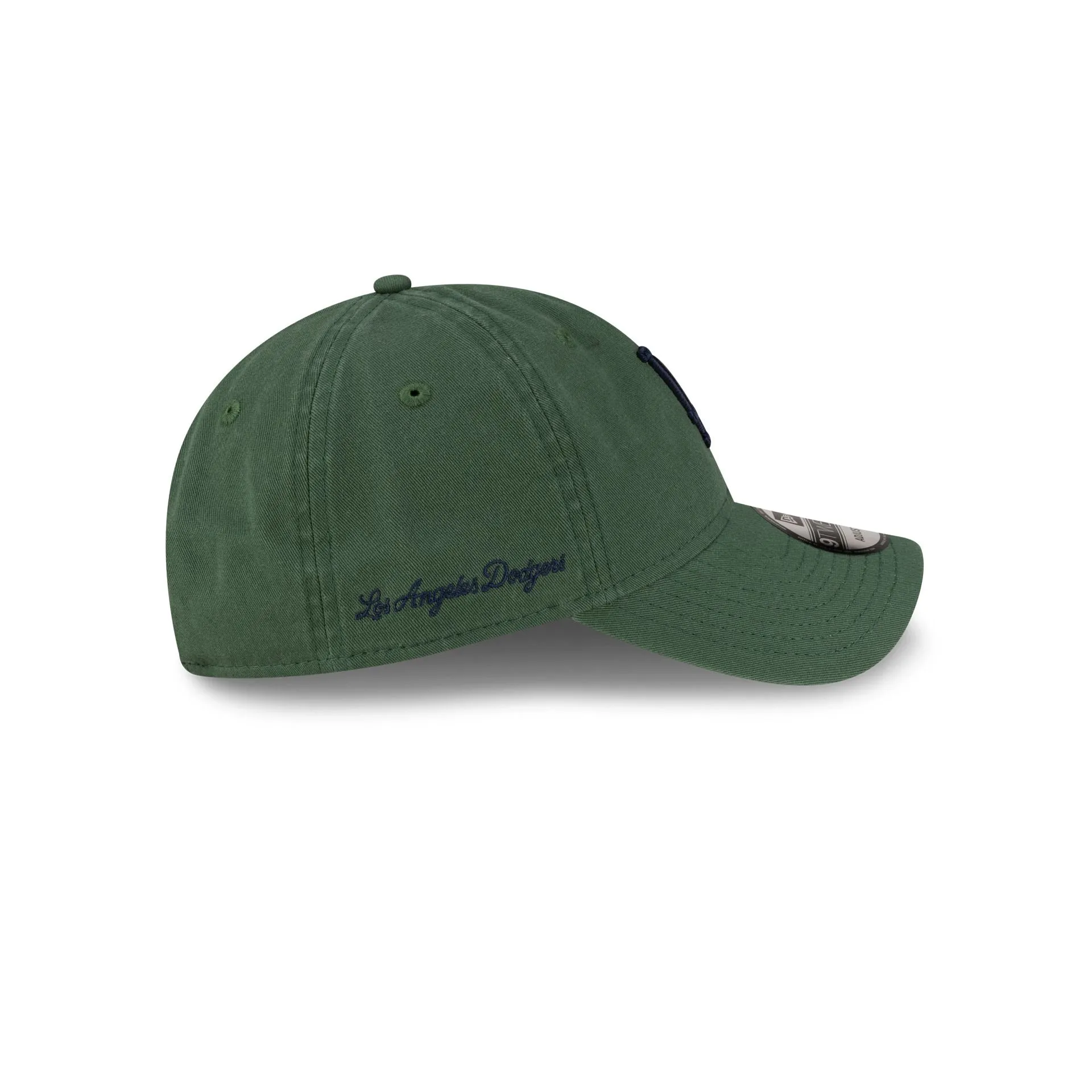 Los Angeles Dodgers Green Washed Script 9TWENTY Adjustable Hat sold by New Era product image thumbnail 4