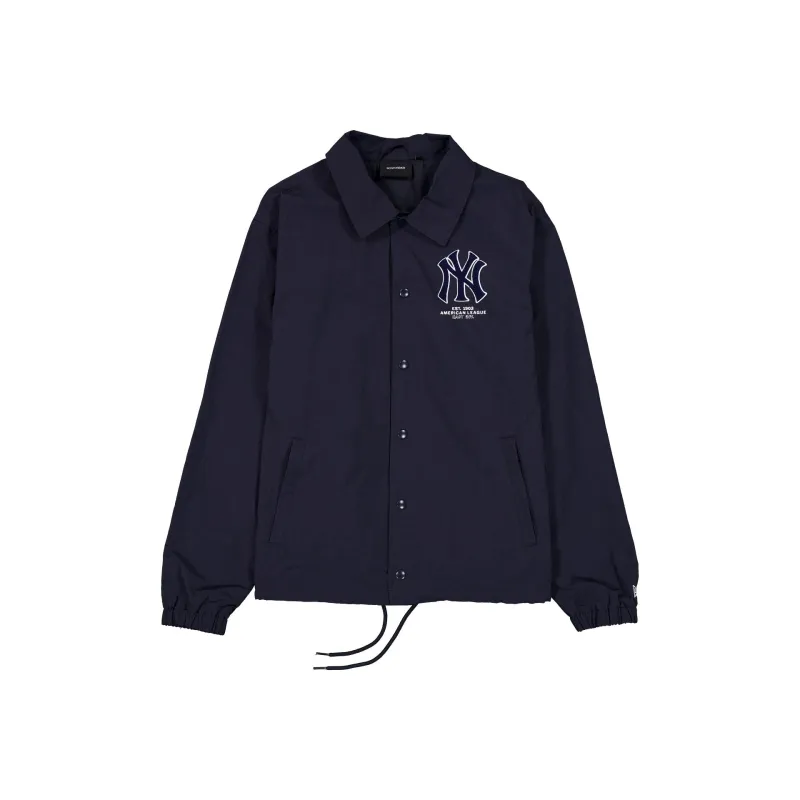 New York Yankees Navy Coaches Jacket sold by New Era