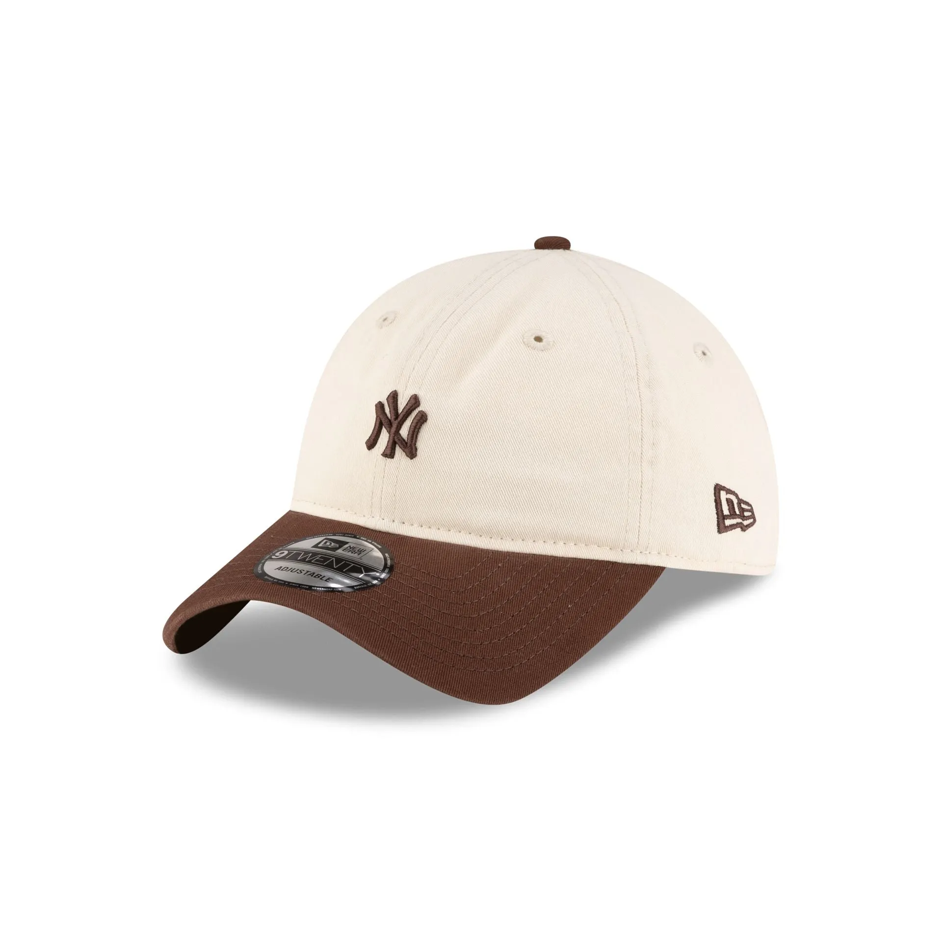New York Yankees Mini Logo Brown 9TWENTY Adjustable Hat sold by New Era