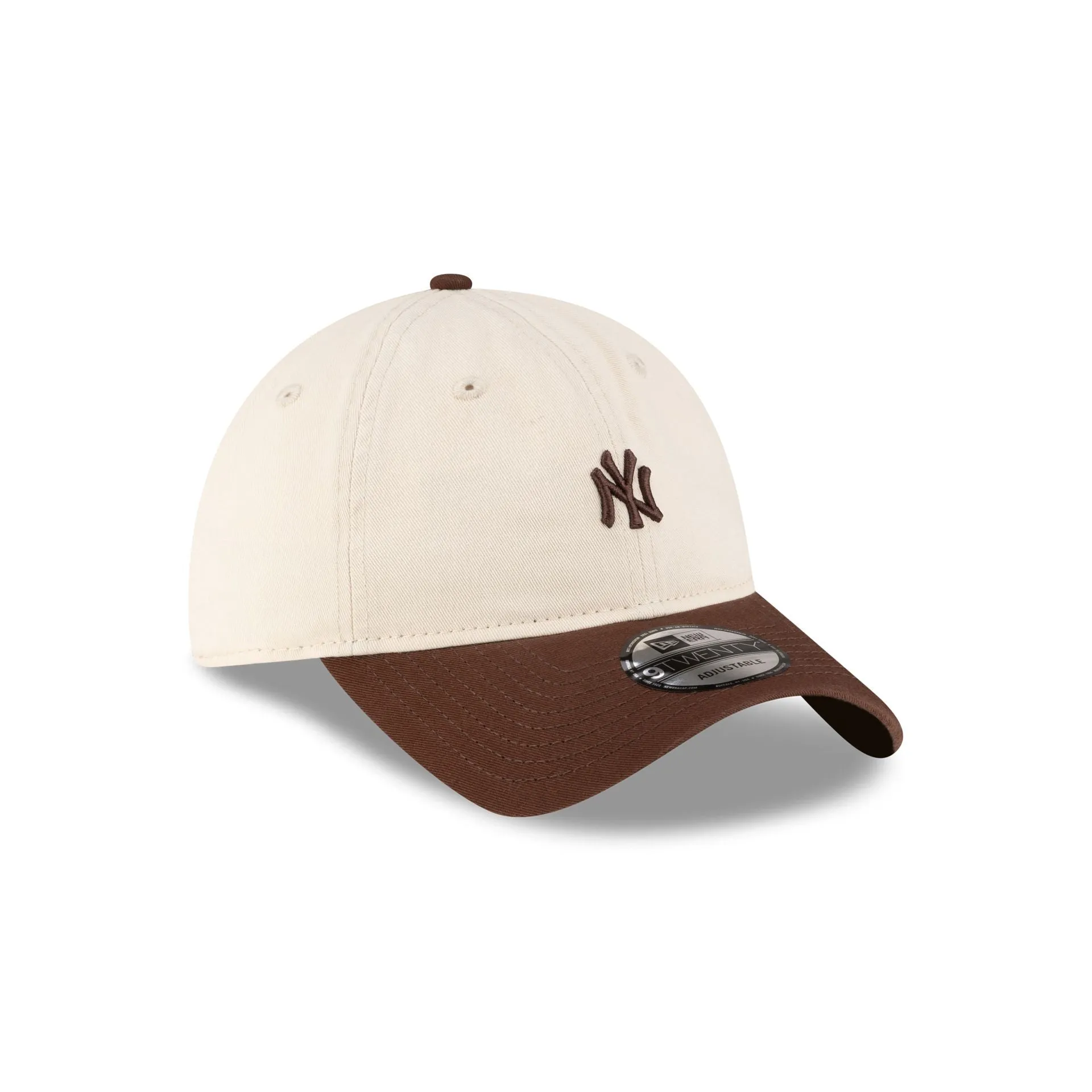 New York Yankees Mini Logo Brown 9TWENTY Adjustable Hat sold by New Era product image thumbnail 3