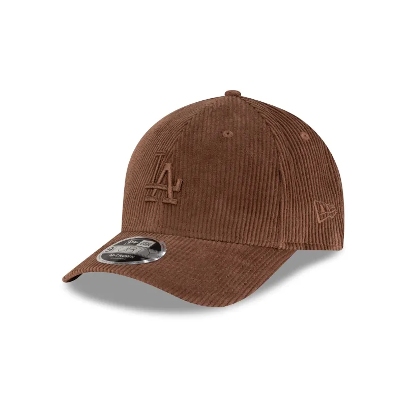 Los Angeles Dodgers Brown Corduroy 9FORTY M-Crown Adjustable Hat made by New Era
