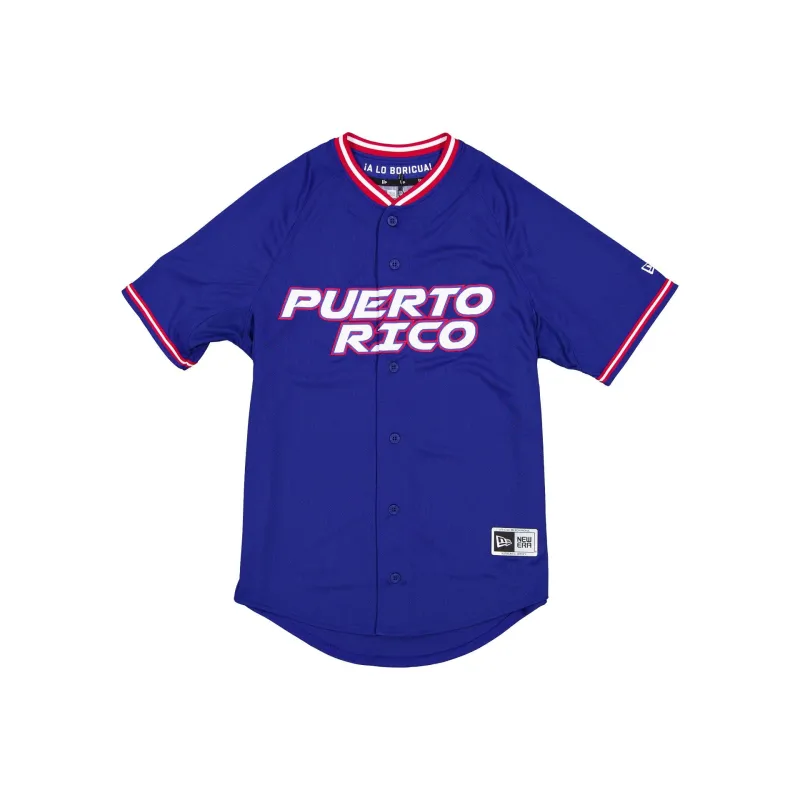 Puerto Rico Away Blue Jersey made by New Era
