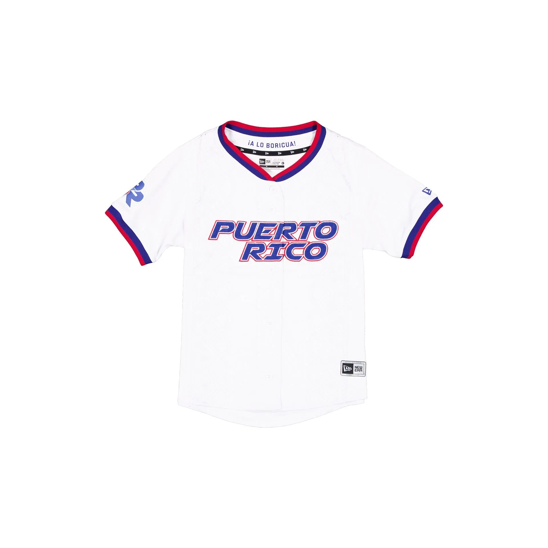 Puerto Rico Home Women's White Jersey sold by New Era