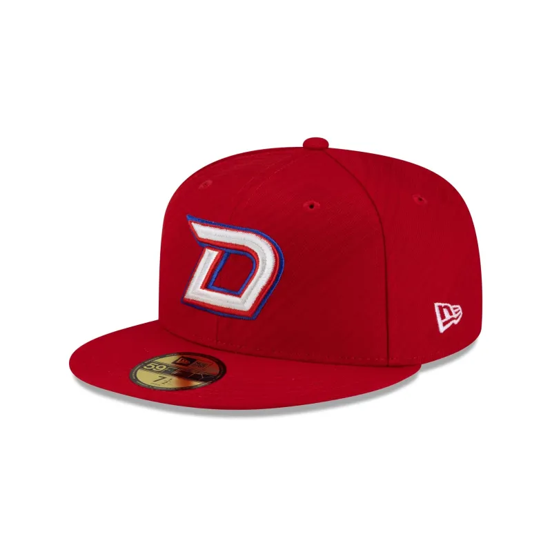 Dominican Republic Away Red 59FIFTY Fitted Hat sold by New Era