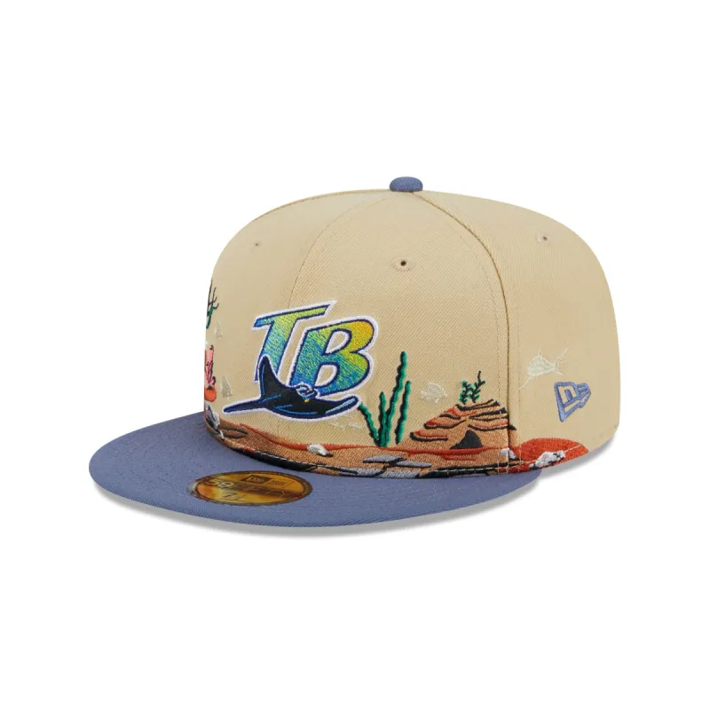 Tampa Bay Rays Team Landscape 59FIFTY Fitted Hat sold by New Era