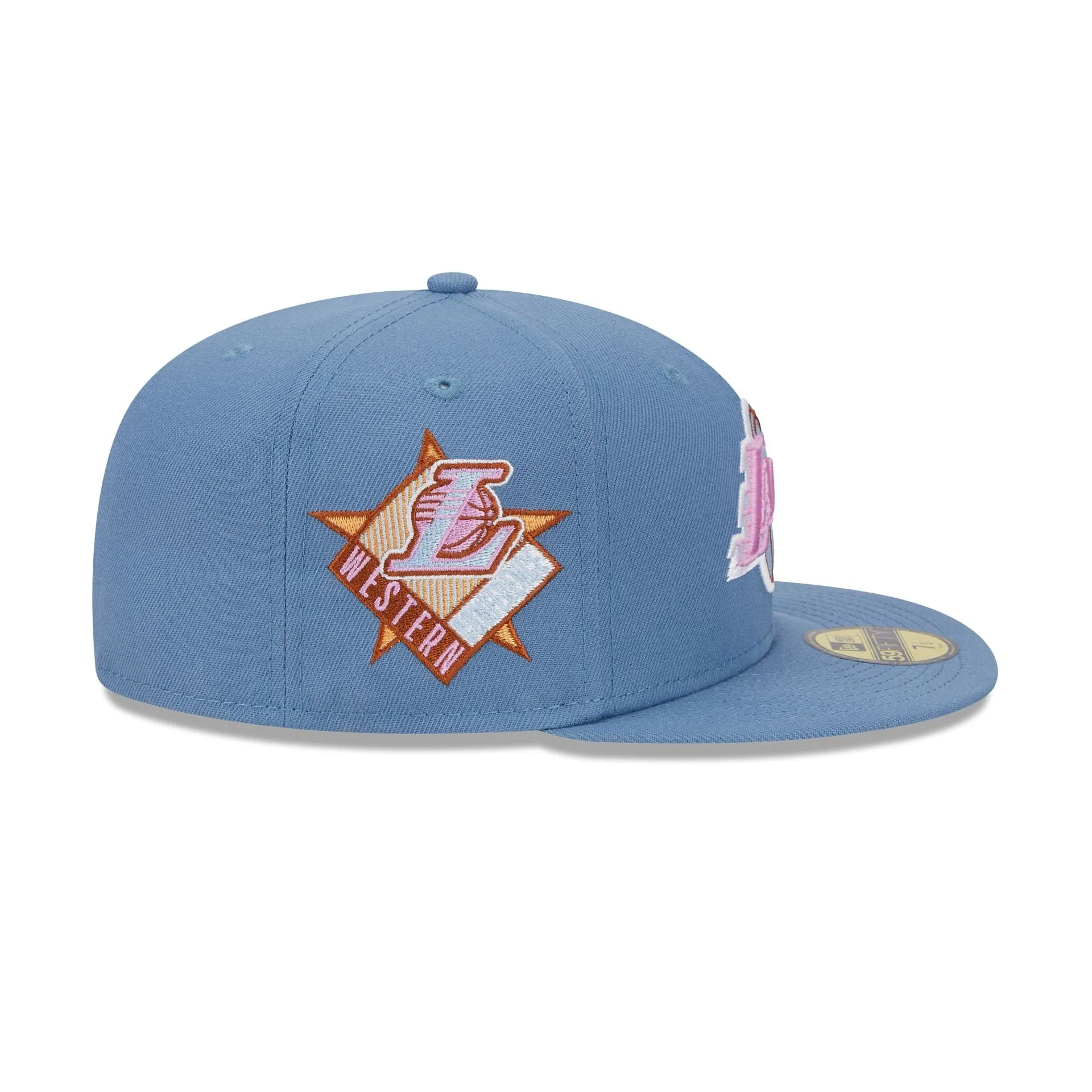 Los Angeles Lakers Color Pack Faded Blue 59FIFTY Fitted Hat sold by New Era product image thumbnail 4